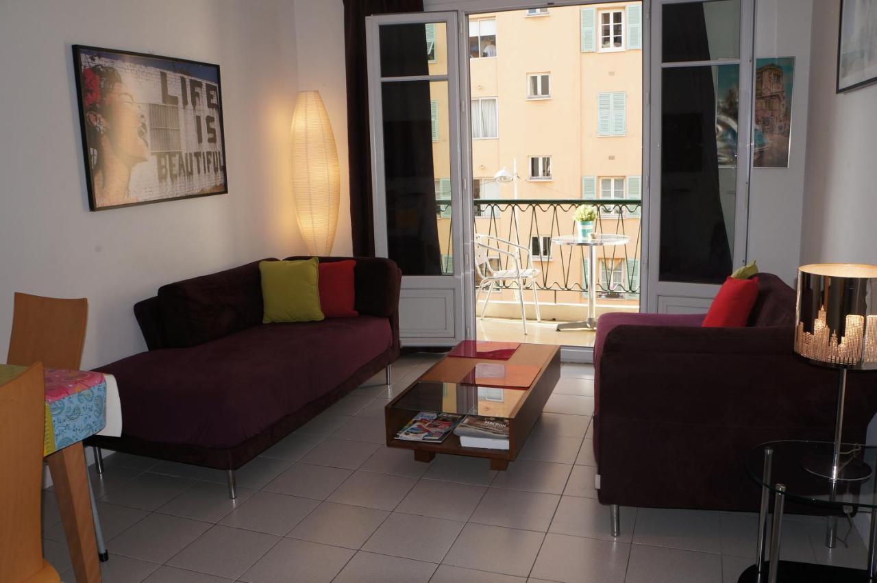 Appartement T3 Climatise Entre Mer Et Centre Nice Dış mekan fotoğraf